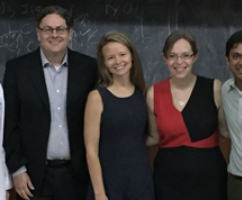 U.S. neurologists who have collaborated on work in Zambia and will contribute to the training program” (left to right): Dr. Igor Koralnik (Rush University); Dr. David bearden (University of Rochester School of Medicine and Dentistry); Dr. Michelle Kvalsund (Michigan State University); Dr. Deanna Saylor (Johns Hopkins); and Dr. Omar Siddiqi (Harvard Medical School).